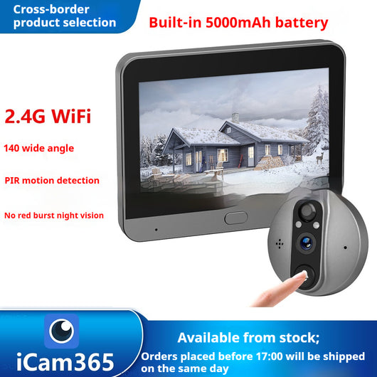 Timbre Inteligente con Cámara de Visión Nocturna 3MP y Grabación de Video - Image 7