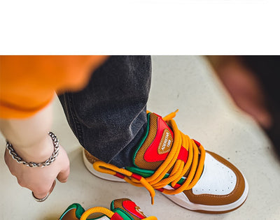Tenis Retro Altos Hamburg Fries para Deportes y Estilo Casual de Verano - Image 12