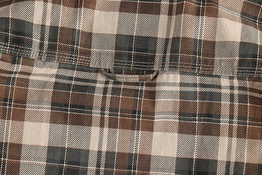 Camisa de Cuadros Manga Larga Texturizada para Hombre - Estilo Casual Lavado - Image 14