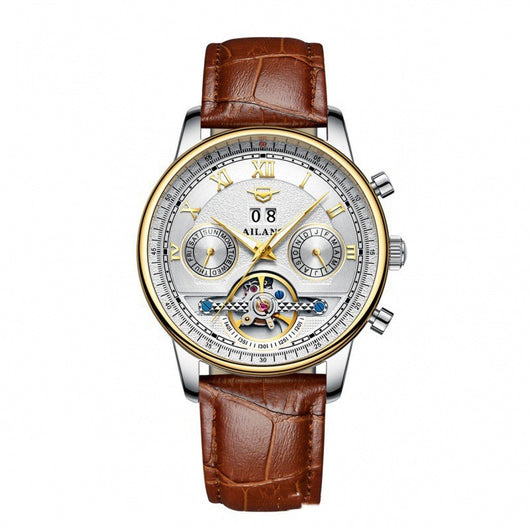 Reloj Automático para Hombre con Fases Lunares y Diseño Empresarial - Image 29
