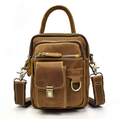 Bolsa Cruzada de Cuero Multifuncional para Hombre - Image 4
