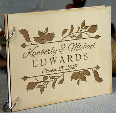 Libro de Firmas de Madera para Bodas - Image 6