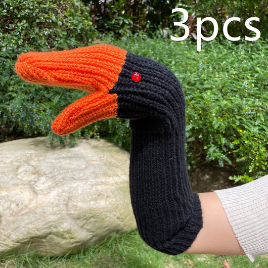 Guantes de Lana Tejida Cisne 3D con Protección Total para Invierno - Image 15