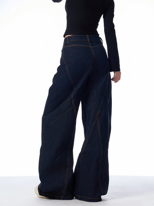 Pantalón Denim con Ojales Reforzados Multi-fila - Image 4