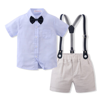 Traje Infantil de Verano con Tirantes y Manga Corta - Image 6