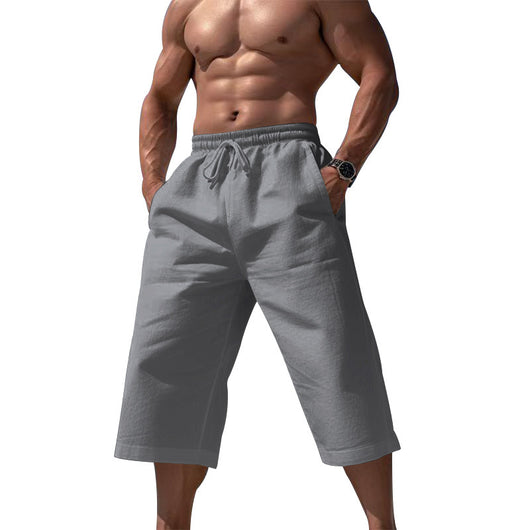 Pantalones Capri Casuales Transpirables para Hombre - Image 22