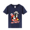 Playera Bulldog Francés Estampado Verano Manga Media