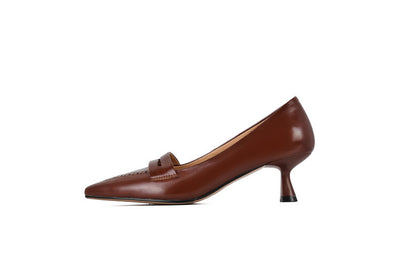 Zapatos de Tacón Medio con Punta Fina y Detalles Calados - Tallas Grandes - Image 21
