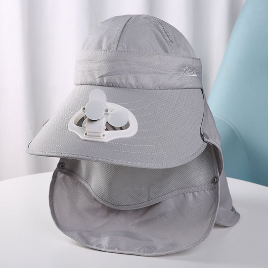 Sombrero para el Sol con Protección UV y Ventilador Integrado - Image 3