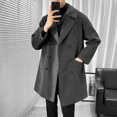 Abrigo de Lana Estilo Británico Hasta la Rodilla - Image 31