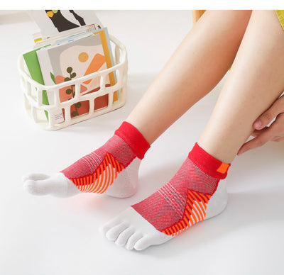 5 Pares de Calcetines Deportivos con Dedos Separados para Mujer - Malla Transpirable - Image 23