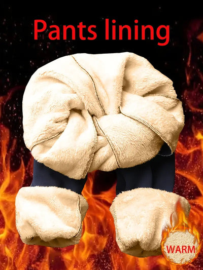 Pantalones Jogger de Invierno para Hombre con Forro Polar y Cintura Ajustable - Image 10