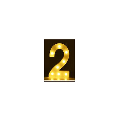 Letras y Números LED Luminosos para Decoración - Lámpara de Batería Romántica - Image 76