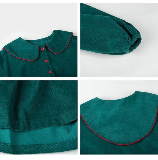 Vestido Princesa Estilo Occidental para Niña - Ropa de Otoño - Image 7