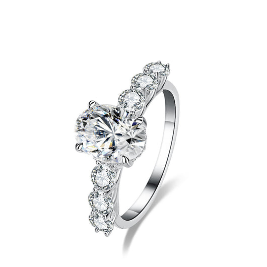 Anillo de Moissanita con Diseño Extraterrestre en Plata de Ley S925 para Mujer - Image 9