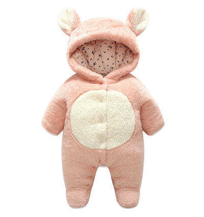 Pijama Enterizo para Bebé con Pie - Algodón Acolchado Grueso y Cálido - Image 3