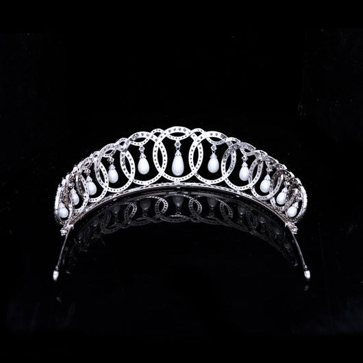 Corona Nupcial de Circonitas Reales - Image 2