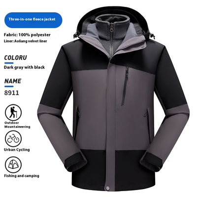 Chaqueta Impermeable 3 en 1 Desmontable - Image 8
