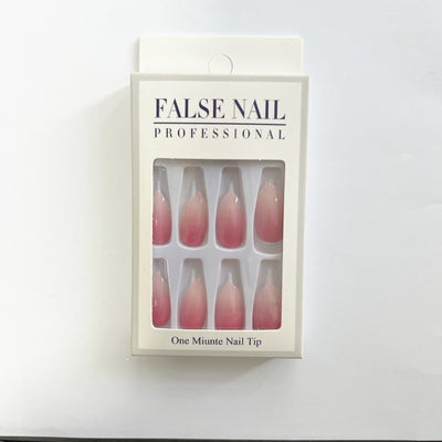 Parches de Uñas Minimalistas Degradado Durazno Polvo Apricot - Image 9