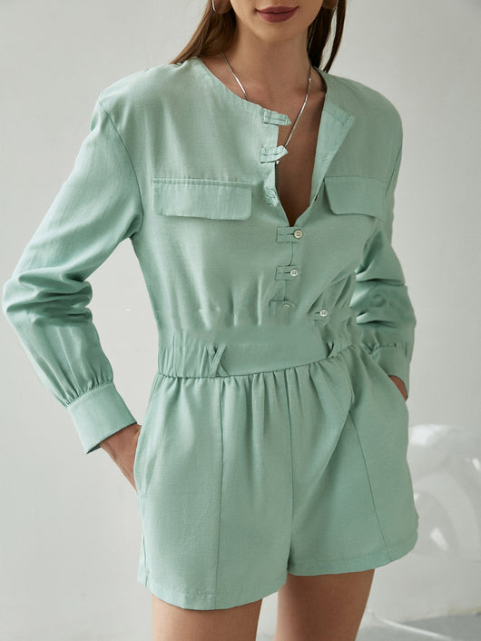 Blusa Ejecutiva Manga Larga con Encaje - Diseño Slim Moderno - Image 2