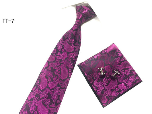 Traje de Tres Piezas con Corbata a Juego - Image 7