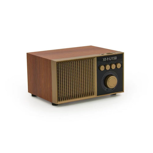 Parlante Bluetooth Retro Portátil con Subwoofer