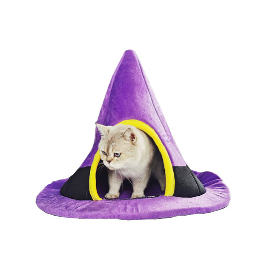Cama Nido para Gatos Diseño Sombrero de Bruja Halloween - Image 3