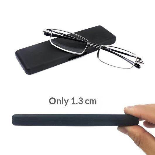 Gafas de Lectura Metálicas Ultrafinas para Hombre con Patillas Articuladas - Image 3