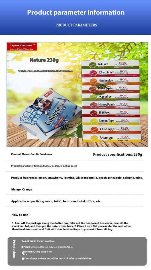 Bálsamo Aromático Sólido para Auto - Ambientador de Larga Duración - Image 12