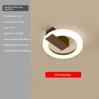 Lámpara de Techo LED Minimalista Nórdica para Recibidor y Entrada - Image 7