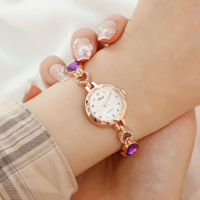 Reloj Pulsera Mujer Lujo Ligero Cuarzo Disco Minimalista - Image 11