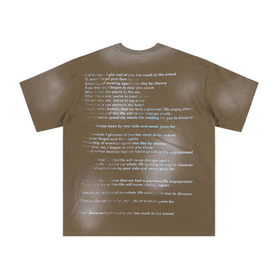 Camiseta de Algodón con Estampado de Letras para Hombre - Image 12