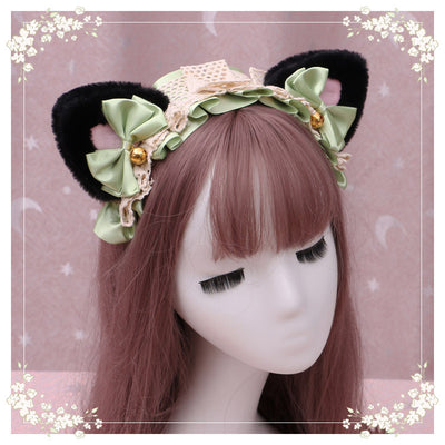 Diadema Lolita Gatita de Peluche con Encaje - Accesorio Anime Japonés - Image 73