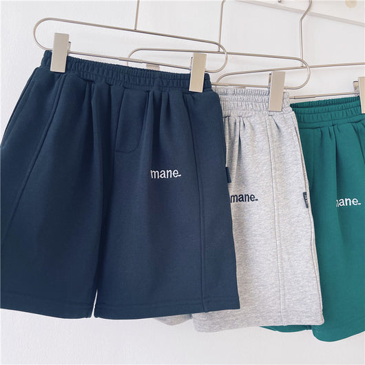 Pantalones Cortos Casuales de Algodón con Cintura Elástica para Niños