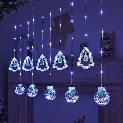 Cadena de Luces Navideñas para Cortinas - Image 18