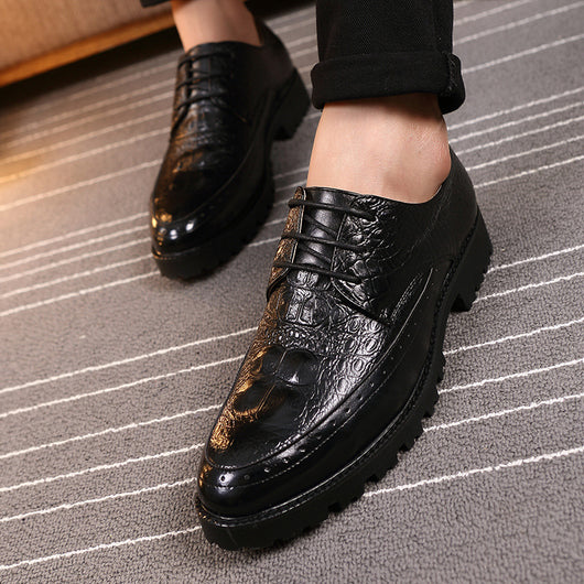 Zapatos Casuales Elevadores de Altura Estilo Británico para Hombre - Image 2