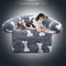 Sofá Cama Acogedora para Mascotas con Manta Integrada