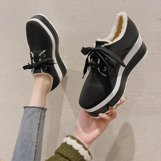 Zapatos de Algodón Cómodos con Punta Cuadrada y Suela Acolchada para Mujer - Image 10