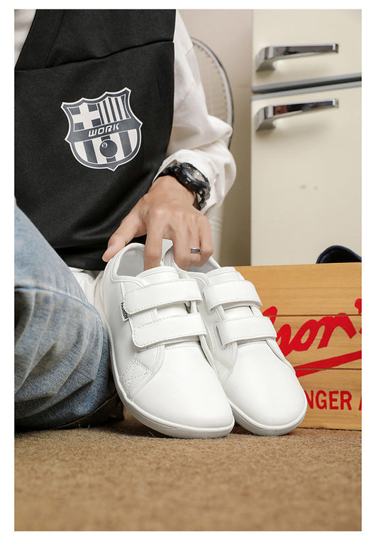 Zapatos Casuales de Cuero Ancho con Velcro para Hombre y Mujer Talla Grande - Image 26