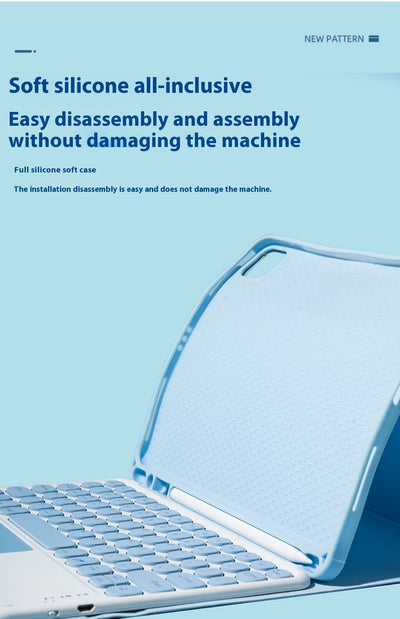 Funda Magnética de Cuero para Teclado con Ranura para Lápiz - Image 31