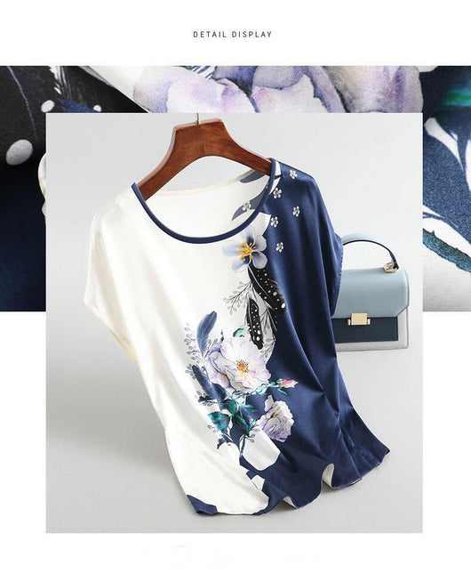 Playera Estampada Manga Corta Suelta y Cómoda para Verano - Image 11