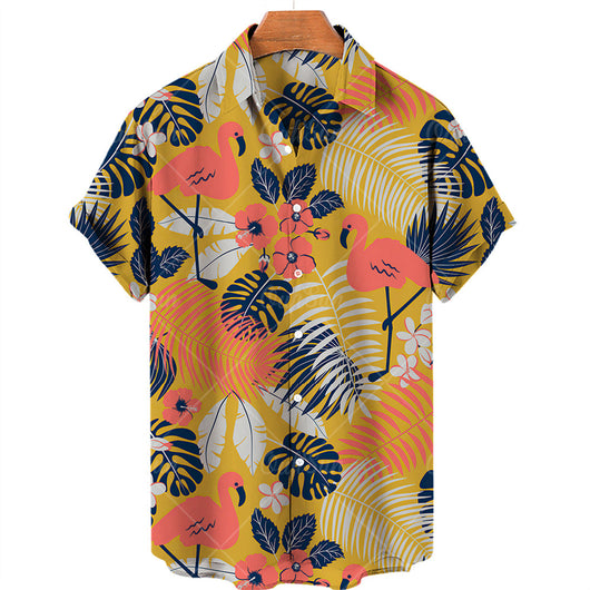 Camisa Hawaiana Estampada para Hombre - Perfecta para Vacaciones de Verano - Image 17