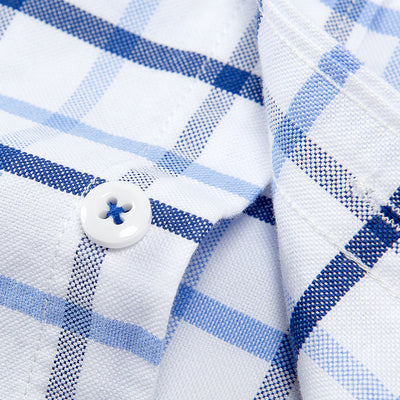 Camisa Oxford de Algodón Puro para Hombre - Estilo Ejecutivo Casual - Image 29