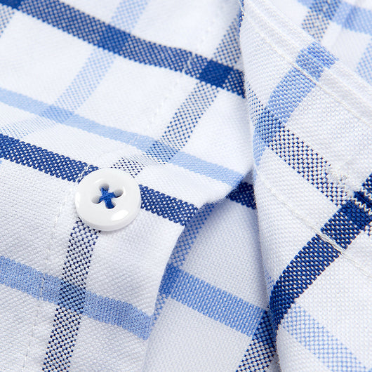 Camisa Oxford de Algodón Puro para Hombre - Estilo Ejecutivo Casual - Image 29