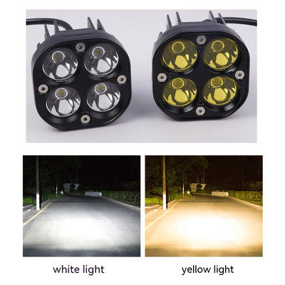 Faro Delantero Cuádruple para Motocicleta y Modificaciones Automotrices - Image 9