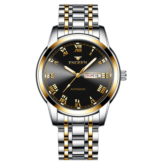 Reloj de Moda para Hombre con Banda de Acero Inoxidable y Esfera Luminosa - Image 16
