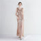 Vestido de Gala Rainha Aura com Lantejoulas Longas