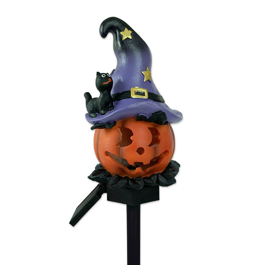 Linterna Solar de Calabaza Halloween - Decoración de Resina Artesanal para Jardín - Image 12