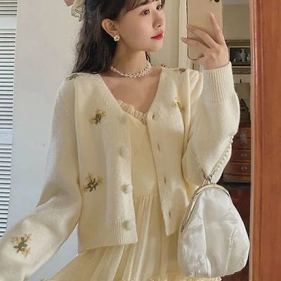 Chaqueta Suéter Coreano Manga Larga Delgada y Ligera - Image 18
