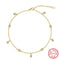 Women's Original Zirconium Pendant Simple Gold Anklet